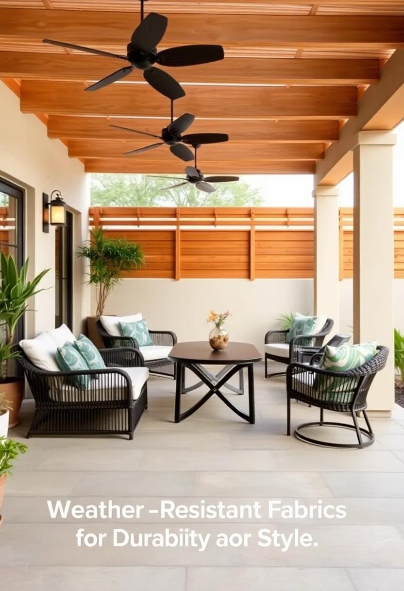 Weather-Resistant Fabrics‍ for Durability‌ and Style