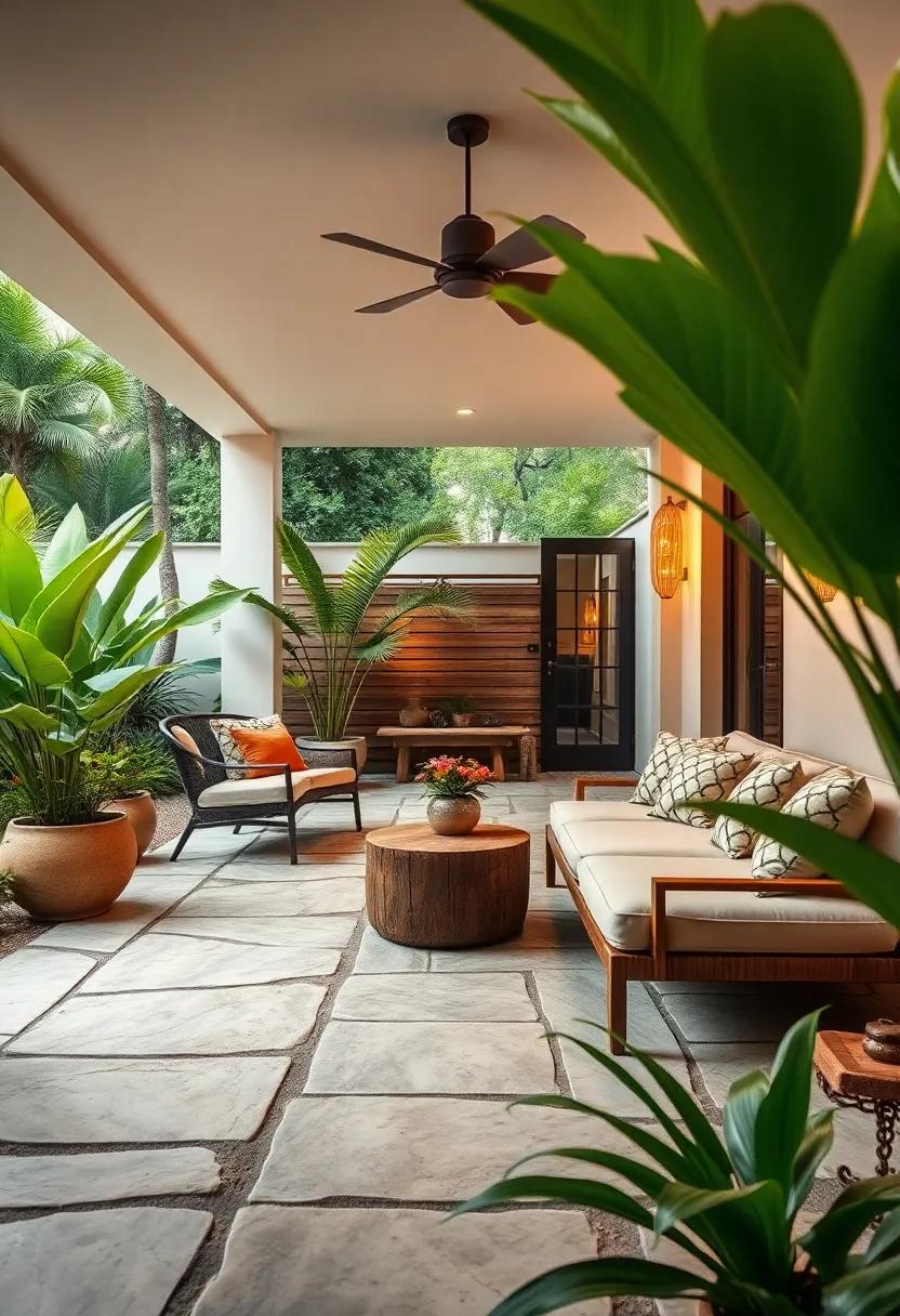 Use natural stones to⁤ create⁢ pathways or ‍seating areas that blend seamlessly with the landscape