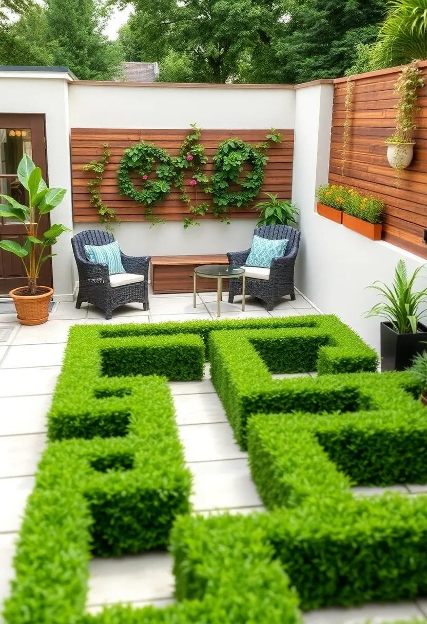 Garden ⁢Maze Adventure: Incorporate small hedges or planters ‌to ​form a playful ‍maze for kids, with⁤ a relaxing garden ⁤seating area nearby for ‍supervising parents