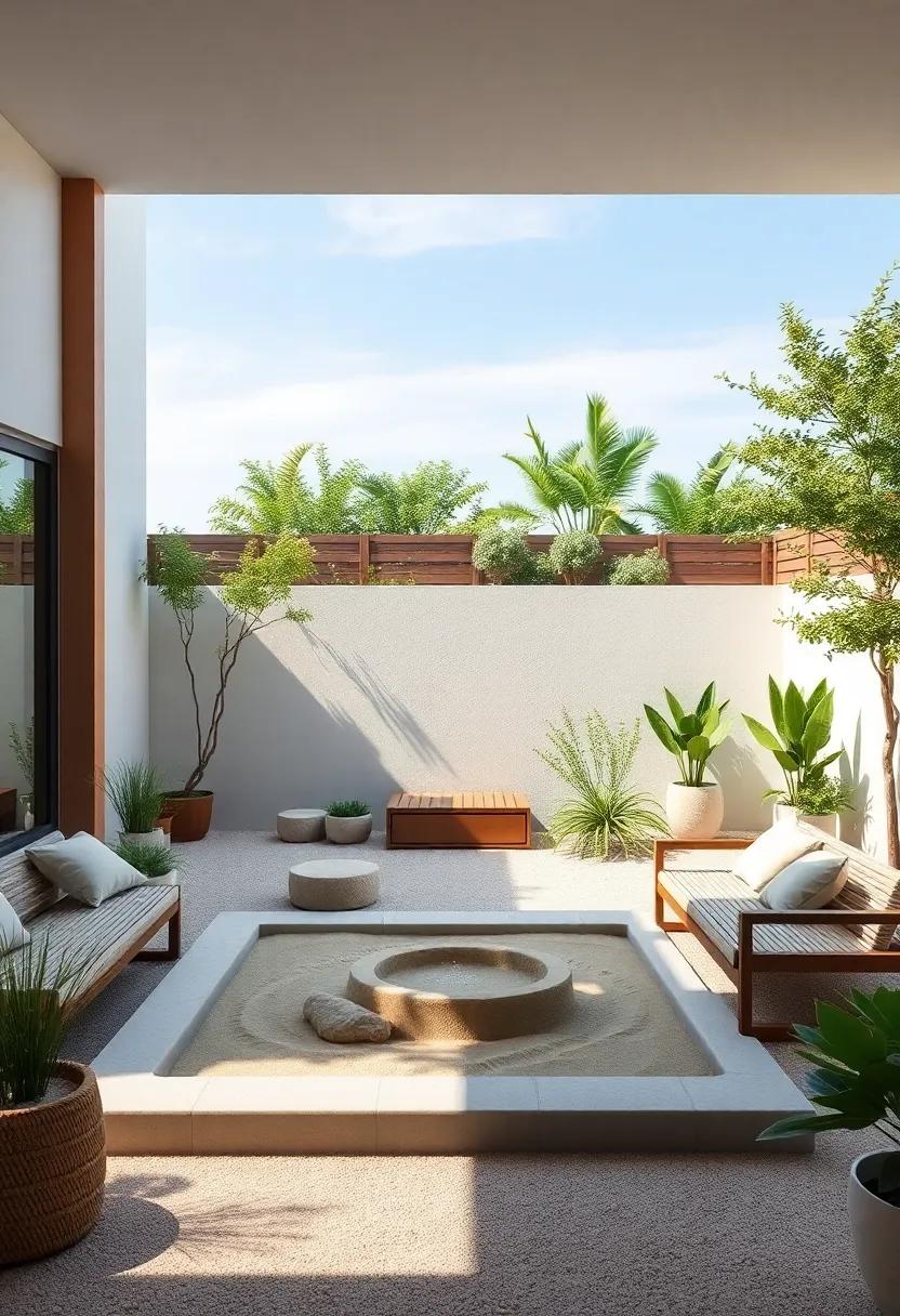 Zen ⁣Kids' Play Area: Design ‌a‌ calm, nature-inspired space with sand and water play features,⁢ surrounded by‍ peaceful seating options for parents looking to⁣ unwind