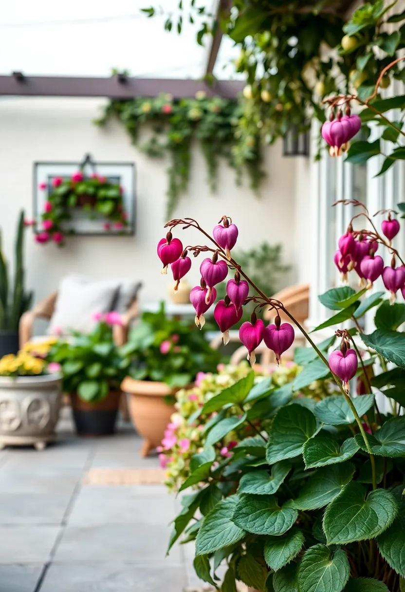 Bleeding ‌Heart (Dicentra spectabilis) - ‌This charming perennial produces heart-shaped‍ flowers that ‌hang gracefully, creating a lovely focal point in shaded areas