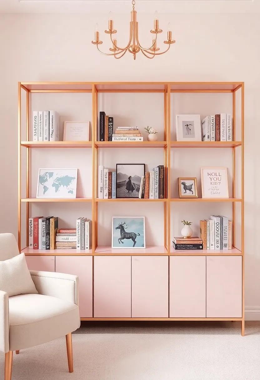 Sweet Storage Solutions: Use rose⁢ gold baskets or bins to‌ cleverly stow⁣ away toys while maintaining a cohesive look