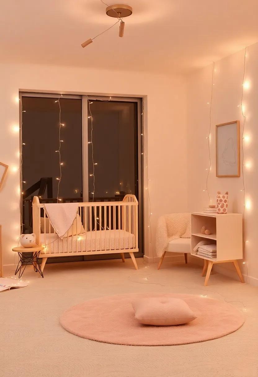 Twinkling‌ Lights: ⁢Use rose⁤ gold fairy lights to create a magical ambience, perfect for nighttime or reading ‌sessions