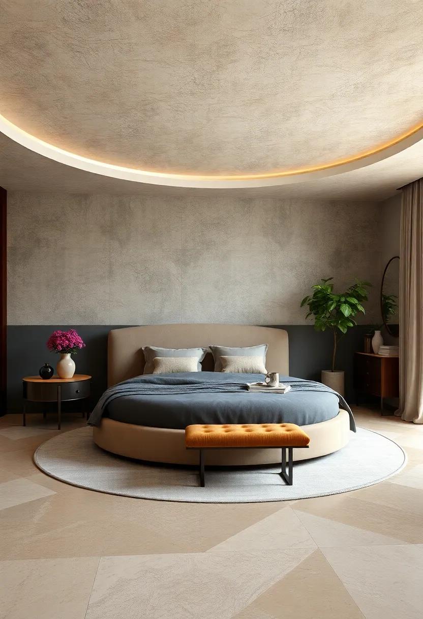 Classic ⁢Elegance: A ​classic ‌round bed ⁣set against a tailored backdrop of rich colors and elegant furnishings ⁢allows you‌ to⁤ create ⁣an ⁤effortlessly ⁢sophisticated retreat