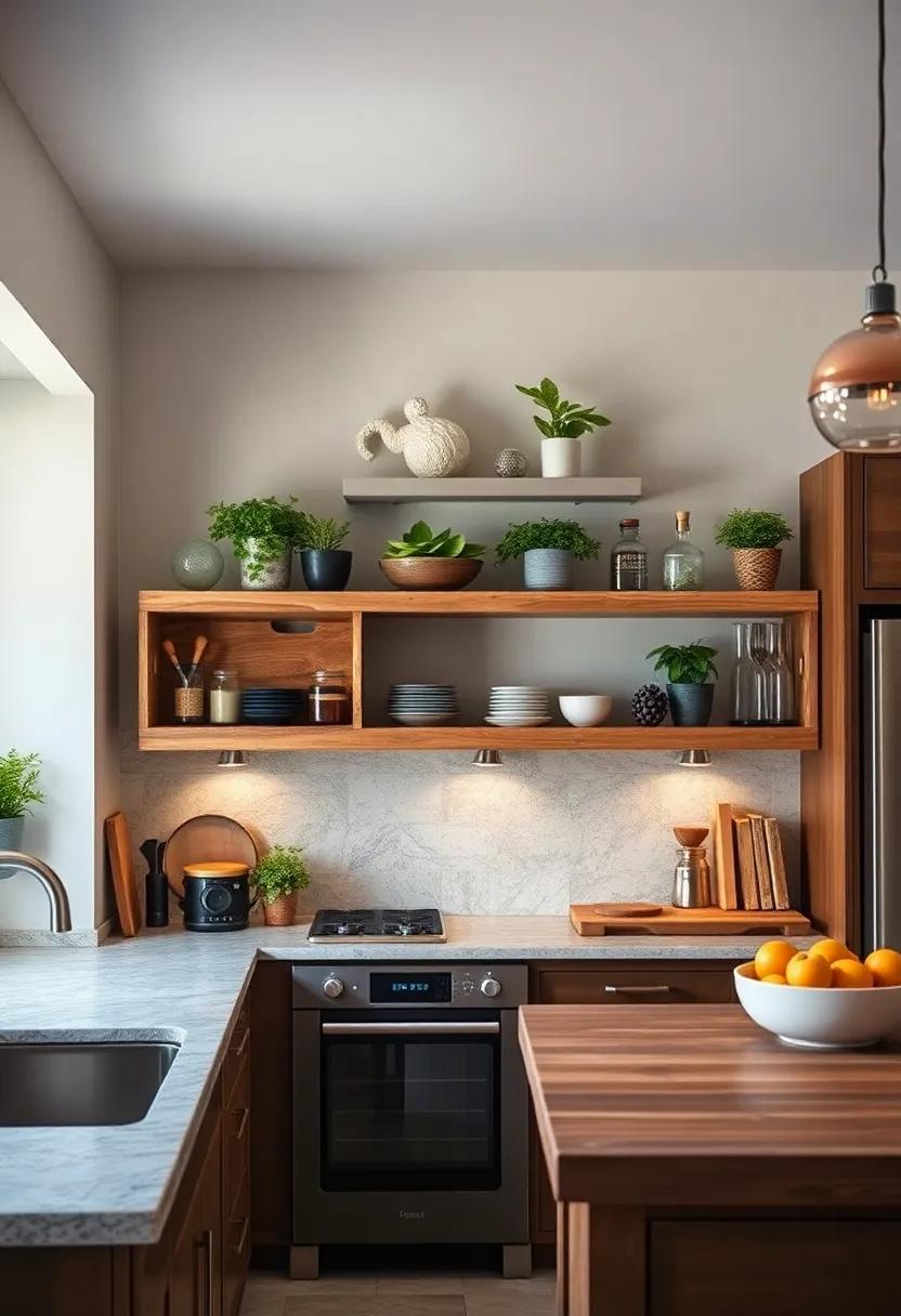 DIY Delight: Convert wooden crates into‍ floating shelves for a​ budget-friendly option ‍that adds ⁤a personalized ​flair ‍to your culinary area