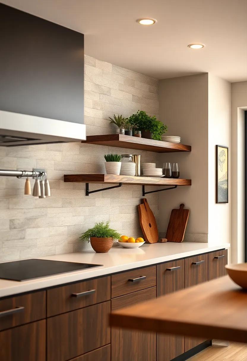 Under-Counter Floating Shelves: Utilize under-counter floating shelves to⁣ keep frequently used items within reach while preserving a clean workspace