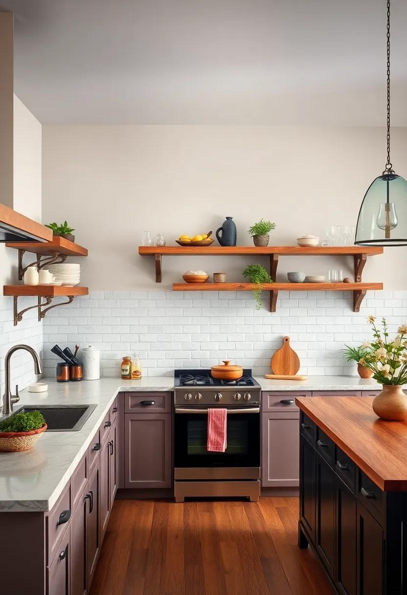 Vintage ⁣Vibes: Vintage-inspired floating shelves with ornate carvings or brackets add a touch of elegance and nostalgia to your rustic kitchen setting