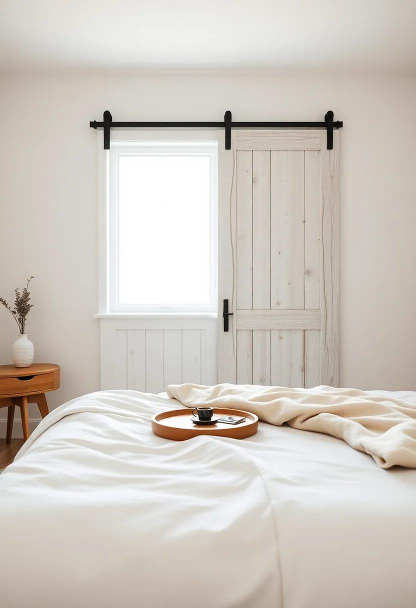 Sliding Barn Door: Install a sliding barn door for an element of rustic charm that adds visual interest and saves space