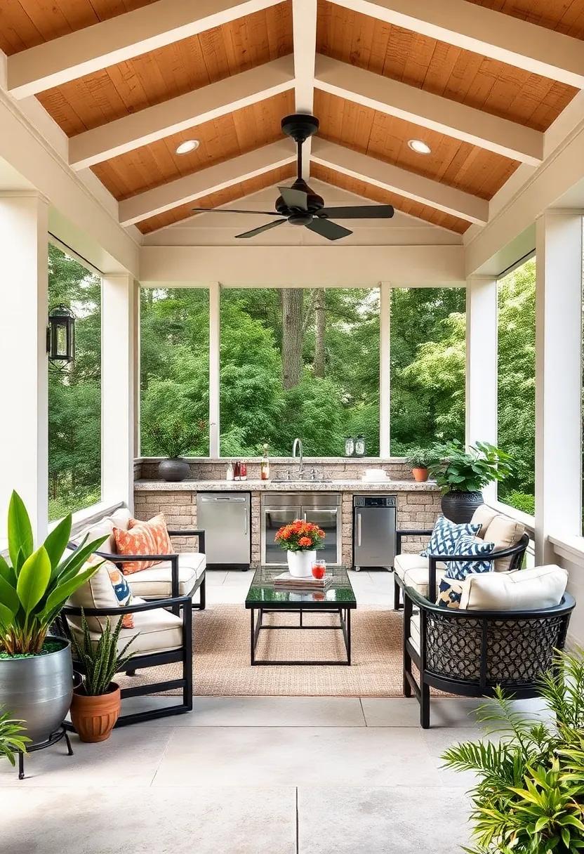 Sustainable Choices: Eco-Friendly Materials for⁣ Your ⁣Screened ​Porch⁤ Bar