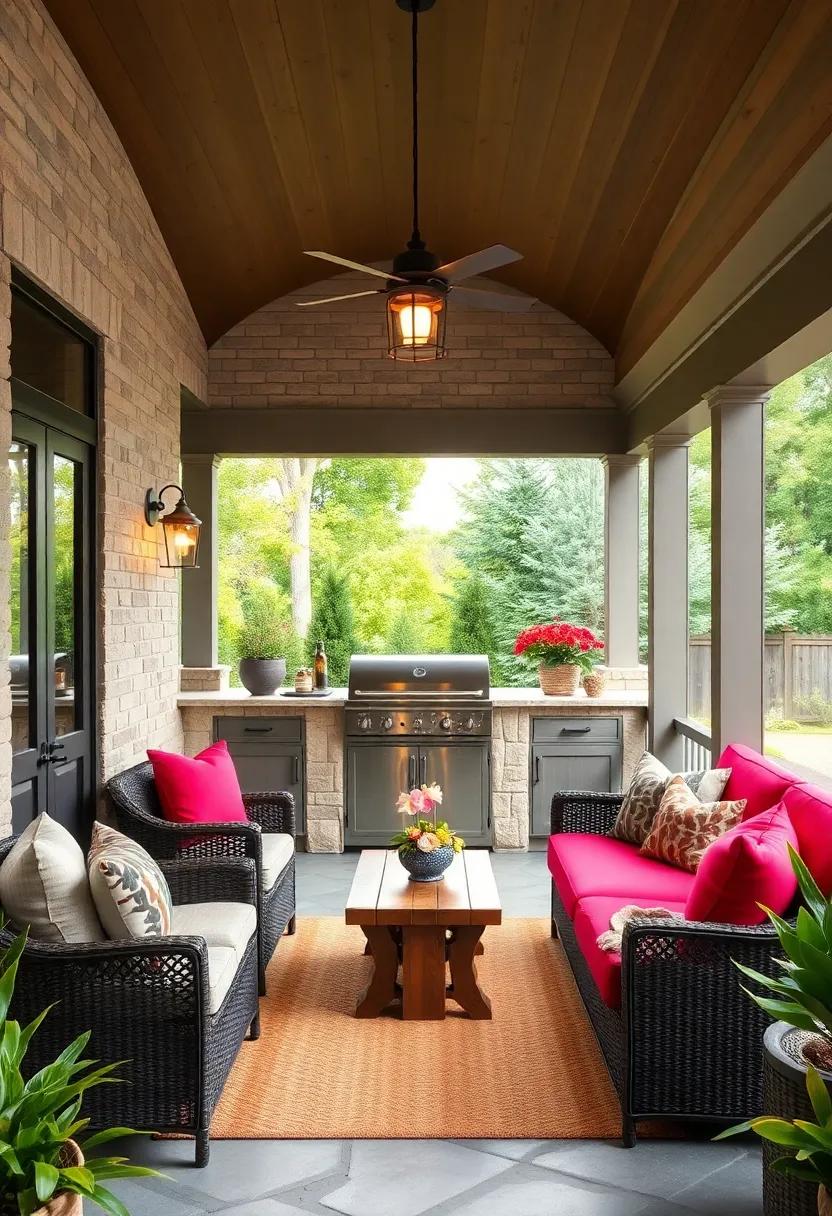 Turning Your Porch Bar into a Culinary Experience with Outdoor Cooking Stations