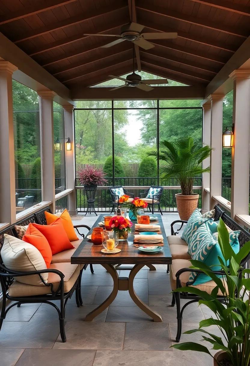 Using ​Color ​to Create a ​Relaxing Outdoor Ambiance