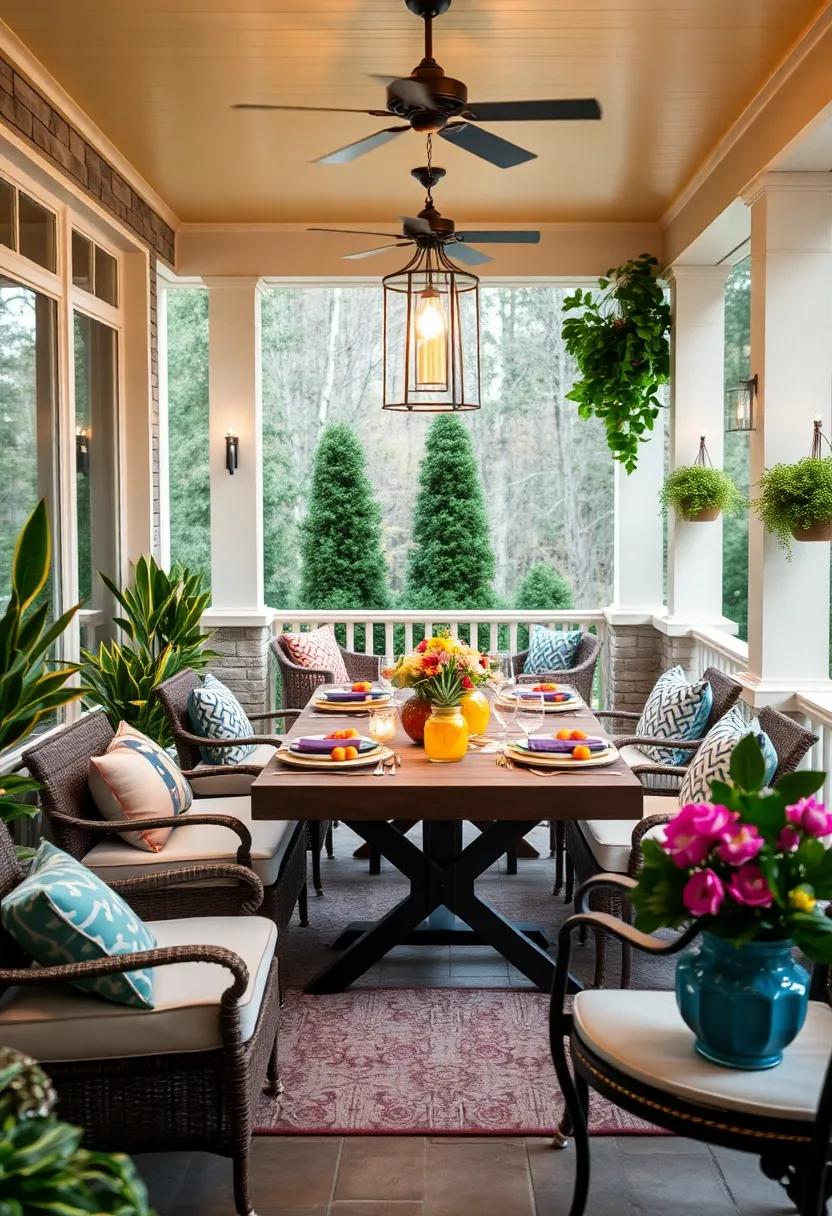 Incorporating Natural Elements into Colorful Table Settings