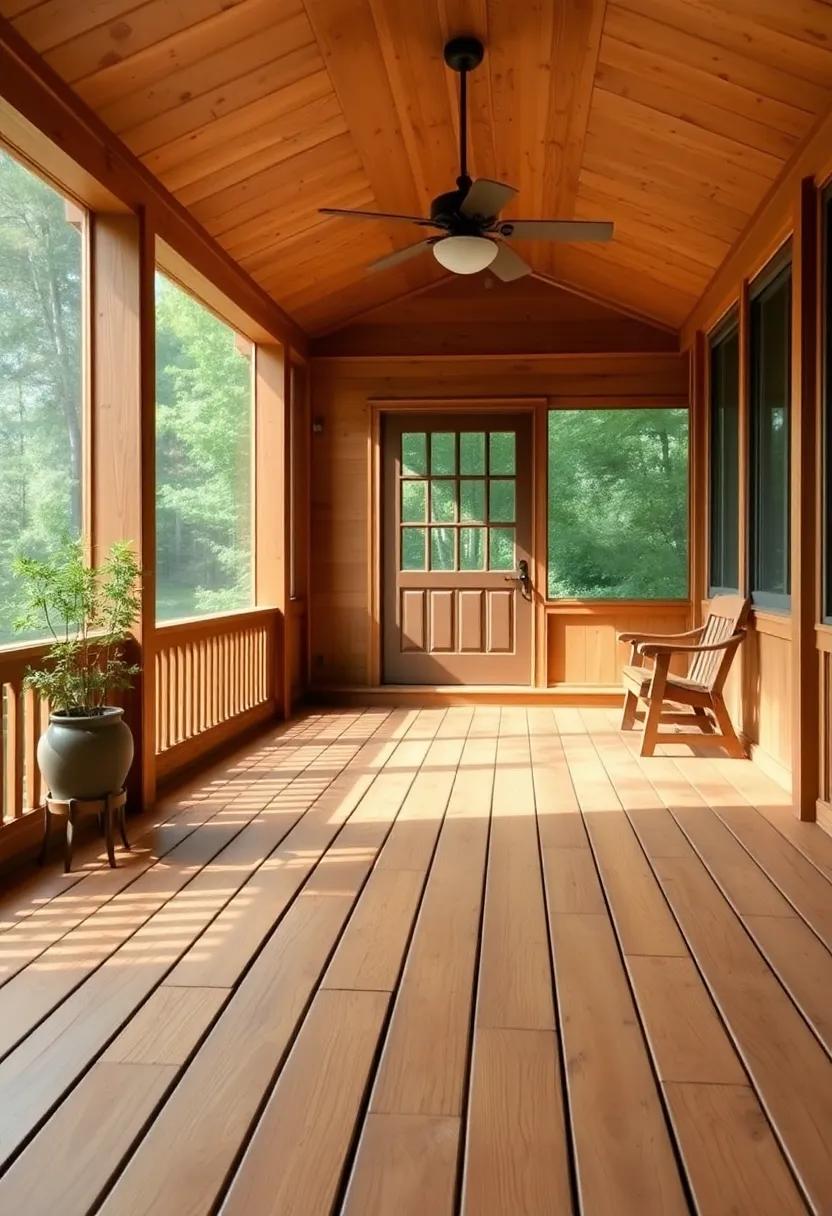 Classic Cedar Boards:​ Cedar not only​ looks⁣ beautiful ⁣but also holds natural insect-repellent properties, making ⁣it ⁤an ideal⁤ choice​ for ⁣screened porches