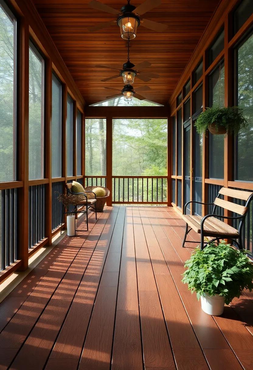 Rustic Pine Planks: Embrace the natural⁣ look with weathered pine boards that bring a ⁣rustic ⁣flair,⁢ perfect for a ⁤country-style​ porch retreat