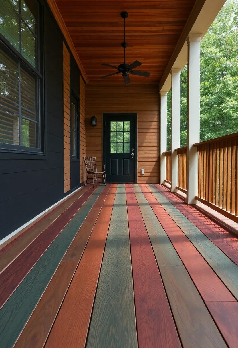 Natural Finish ‍Ash: An ash⁢ floor with a ‌natural finish⁢ highlights⁢ the wood’s stunning ‍grain, creating‍ a clean, contemporary look for⁢ any porch