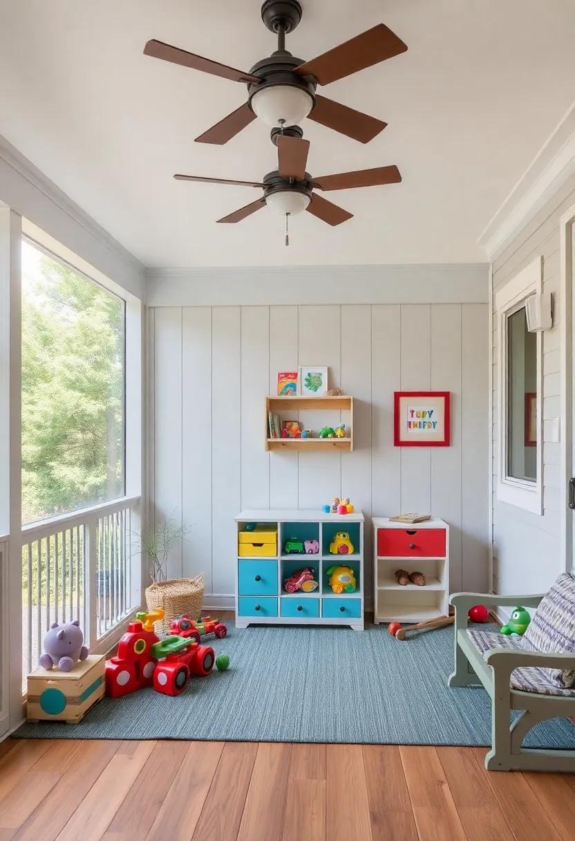 Toy Corner Retreat: Dedicate a section to​ a mini toy library, providing a variety of toys that rotate ‍weekly,​ keeping playtime fresh‍ and ⁤exciting in a ‍fun, colorful atmosphere
