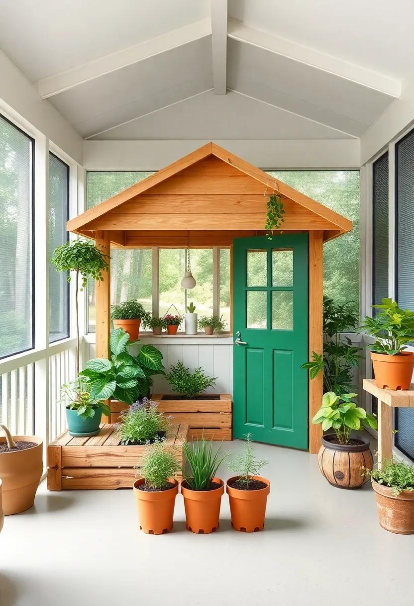 Indoor Garden Playhouse: Combine a playhouse ‍design with indoor herb garden planters, giving kids a hands-on gardening experience alongside ‍creative play