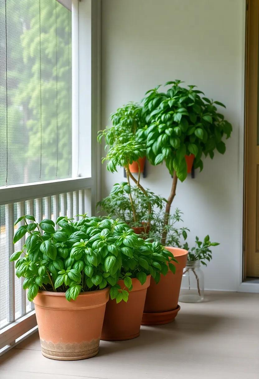 Basil:‌ A classic culinary herb‌ with a sweet, peppery flavor,⁣ perfect for Italian dishes and fresh​ pesto