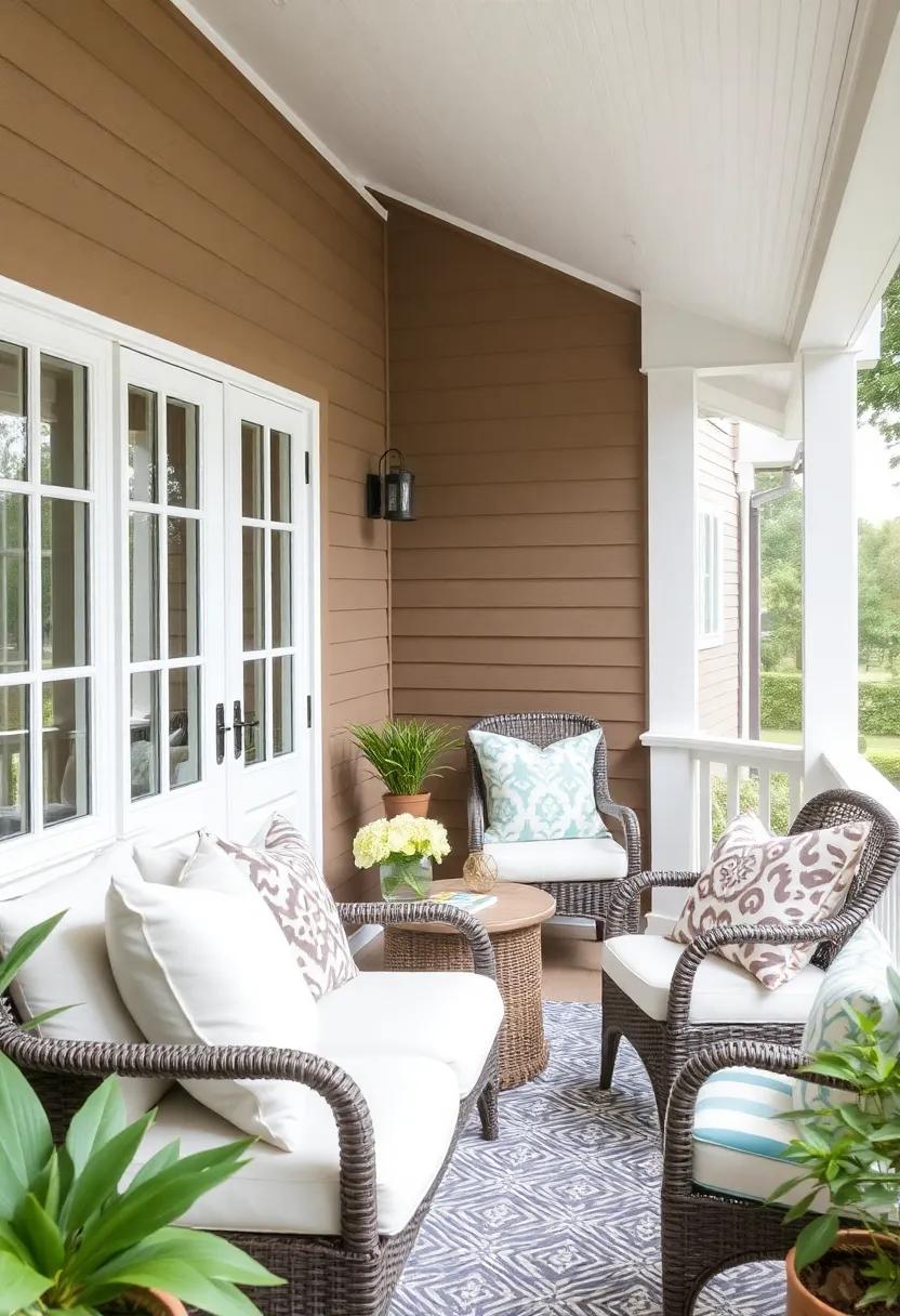 Accentuate with ⁤Pillows: Playful Patterns to Brighten Your Porch