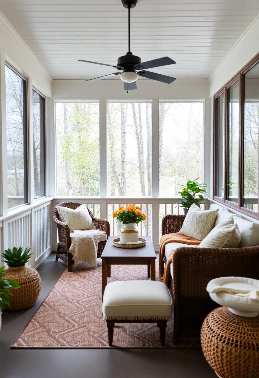 Explore the Warmth of Textured Throws for ⁢Your⁤ screened Porch Retreat