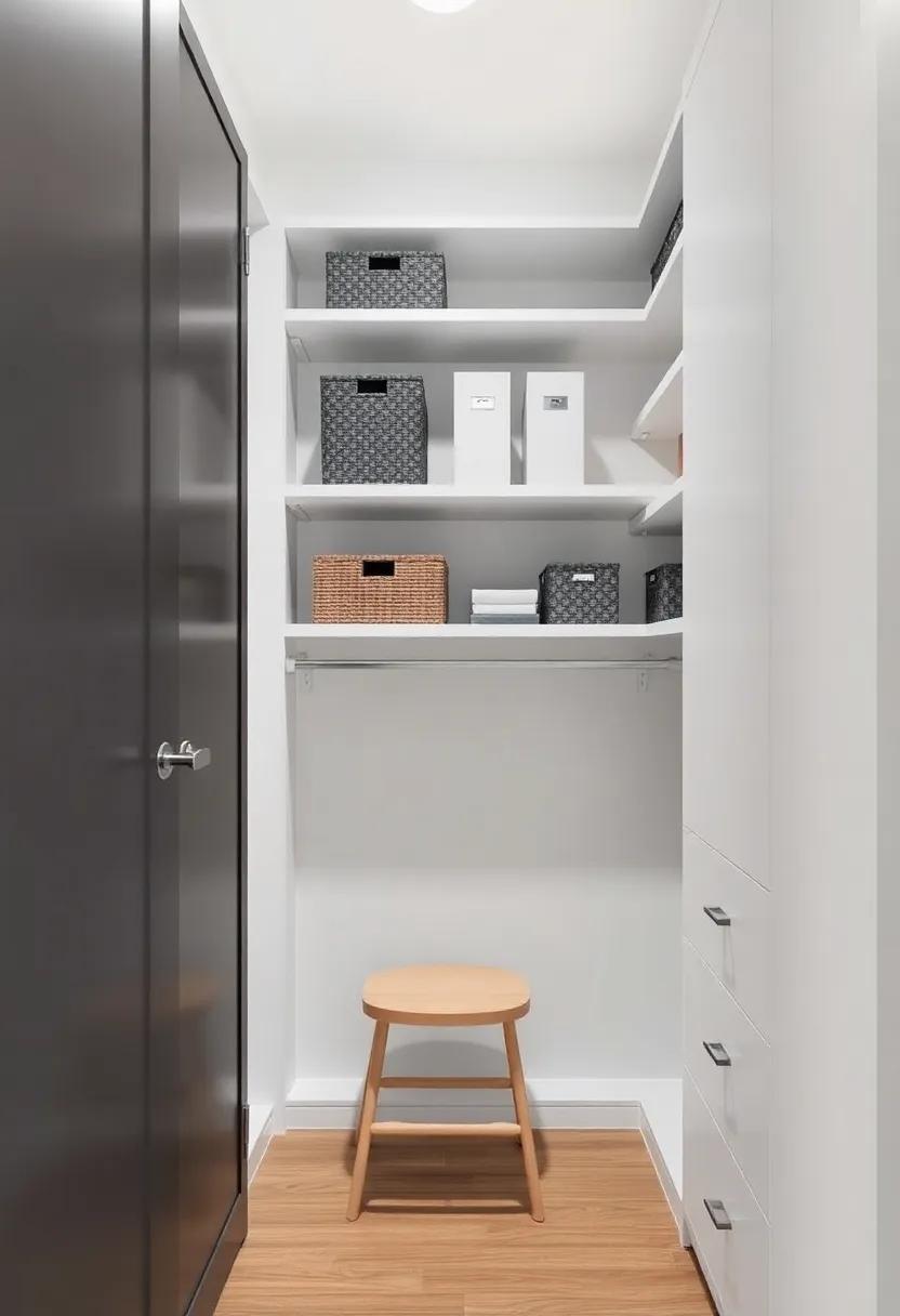 Add a small ladder or step stool to reach high shelves, maximizing storage without sacrificing ease of access to your ‍treasured items