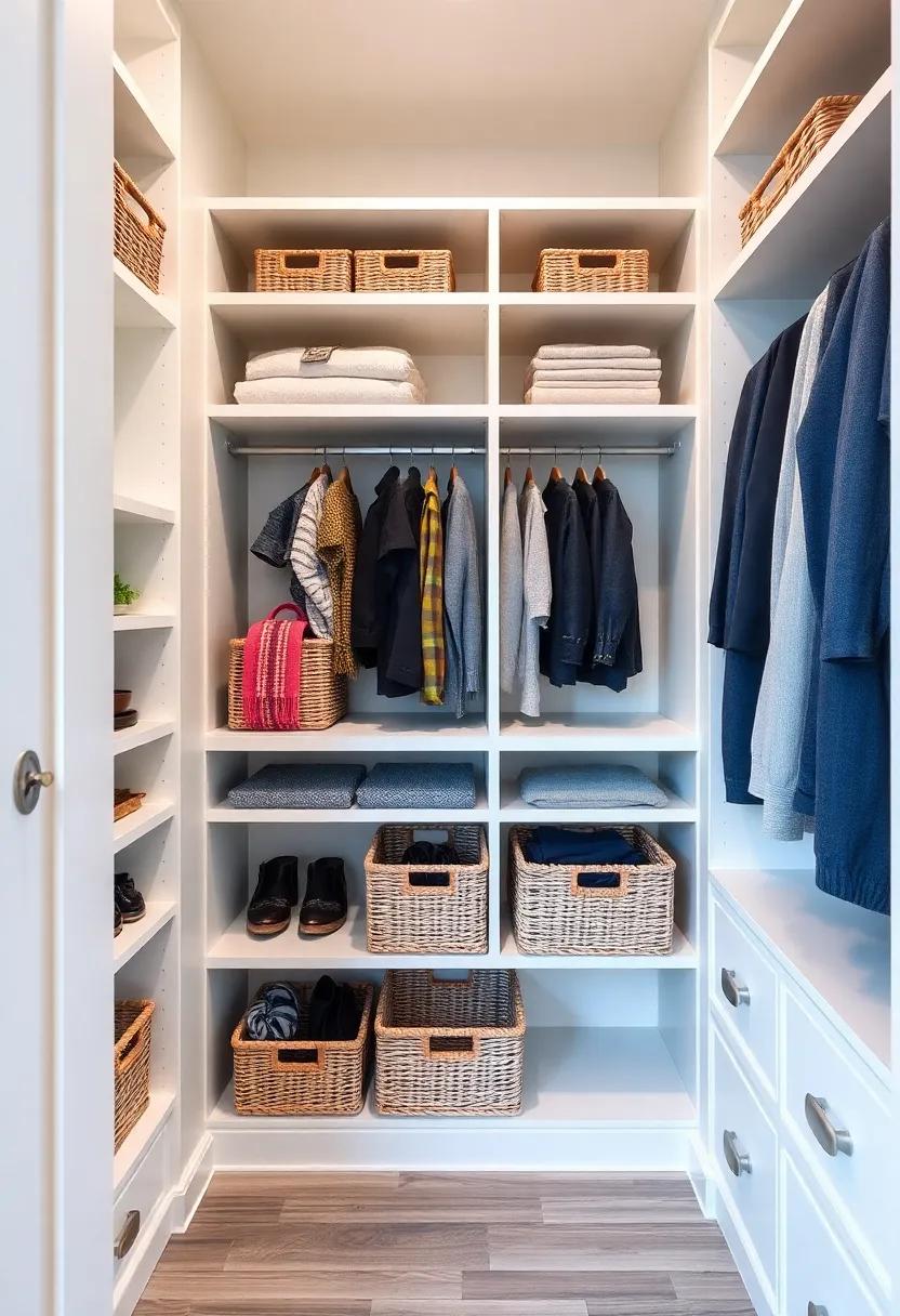 Incorporate‌ pull-out baskets ⁤for‌ easy access to smaller items‌ like scarves and belts, maximizing⁤ storage ​without compromising style