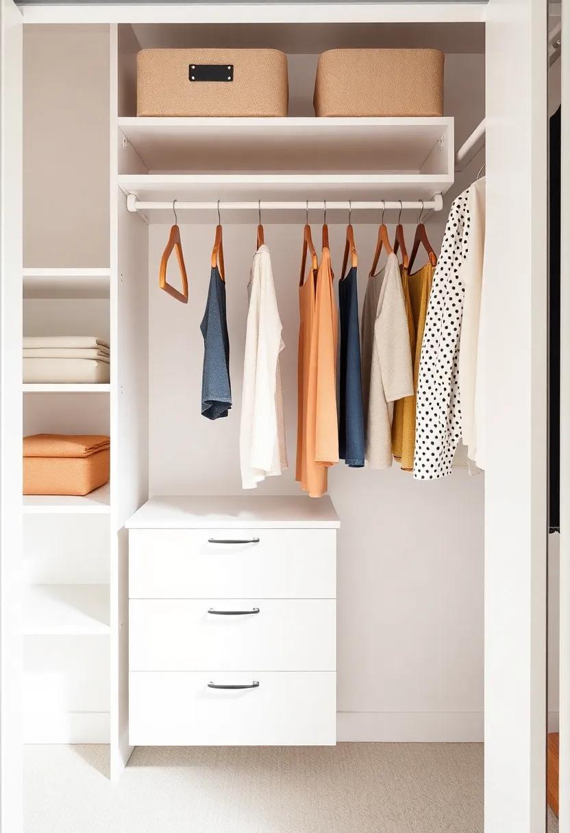 install tiered hangers for pants and skirts, helping to ⁢conserve vertical‌ space while keeping your wardrobe neat ‍and accessible