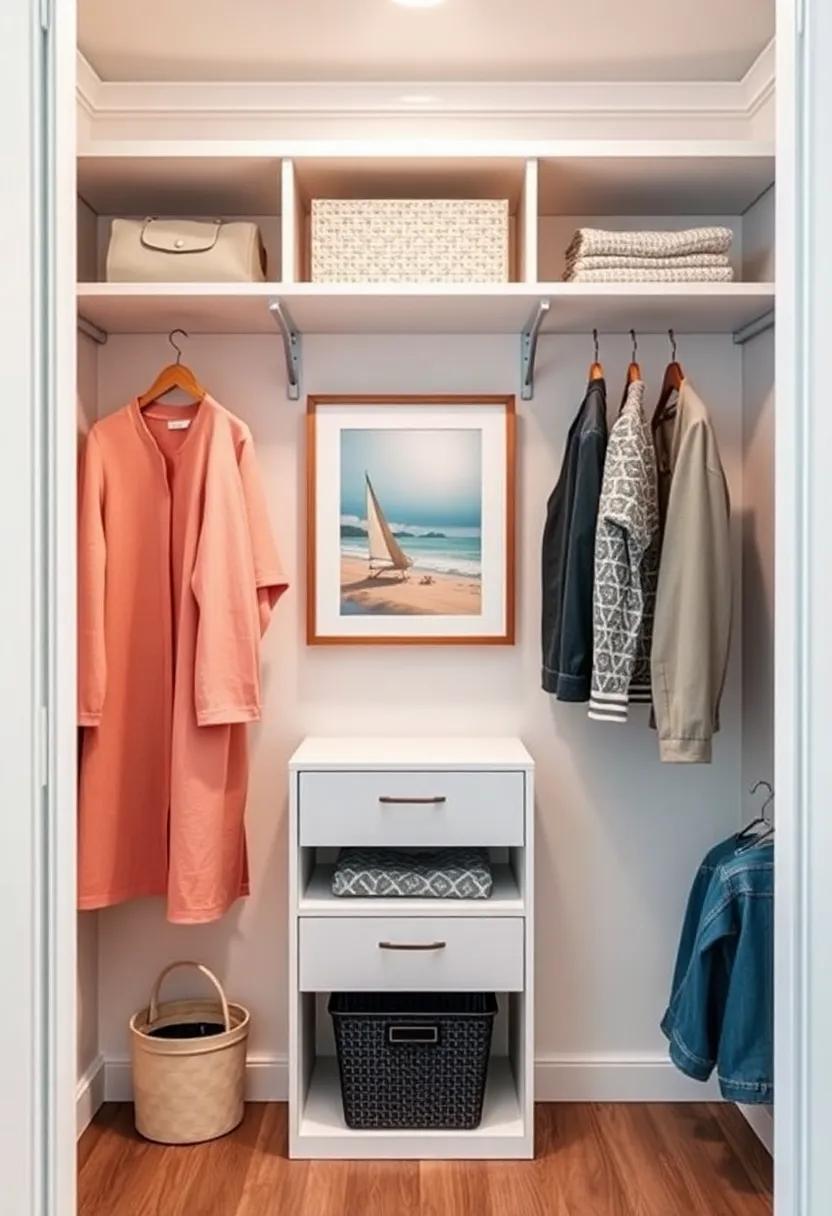 Integrate a picture frame or peg wall to personalize your closet, ⁣showcasing photos or artwork ⁤that⁣ inspire ⁤you every⁤ day