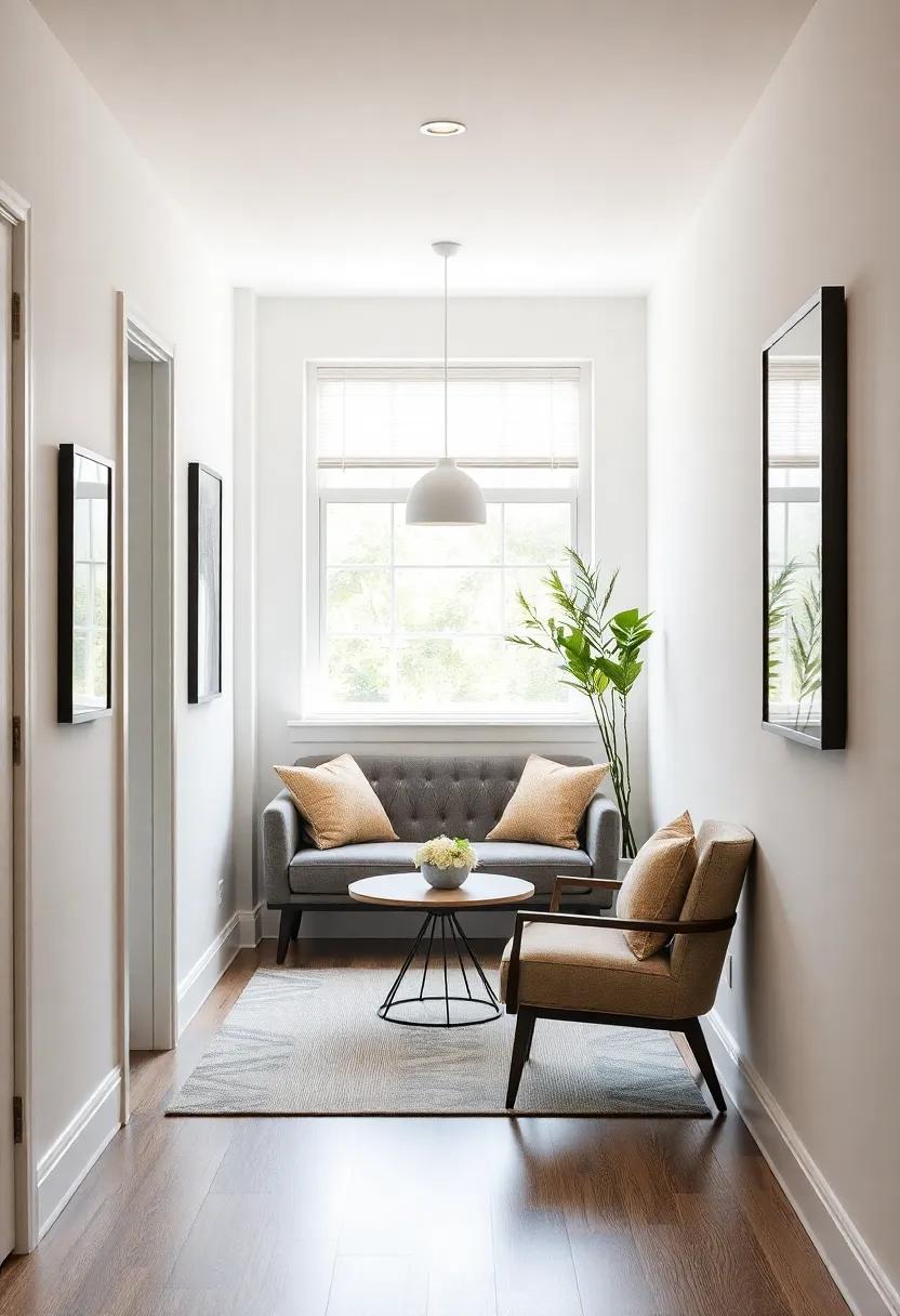 Charming Nook Designs: Embracing Comfort⁢ in Unused Hallway ⁣Corners