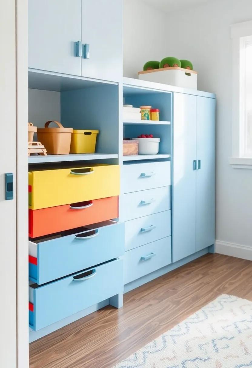 The Rainbow Drawer System: Color-coded drawers in a wide⁤ unit, providing‍ easy⁢ organization for different play ⁢categories while making⁢ clean-up a fun game