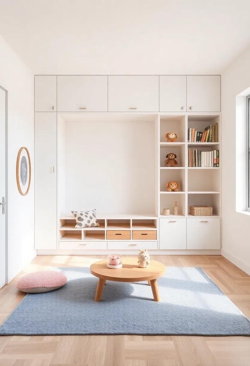The Puzzle Piece ‍play Area: Unique built-in furniture ⁢arrangements that can be rearranged like a puzzle, encouraging kids ⁢to change up ​their space creatively