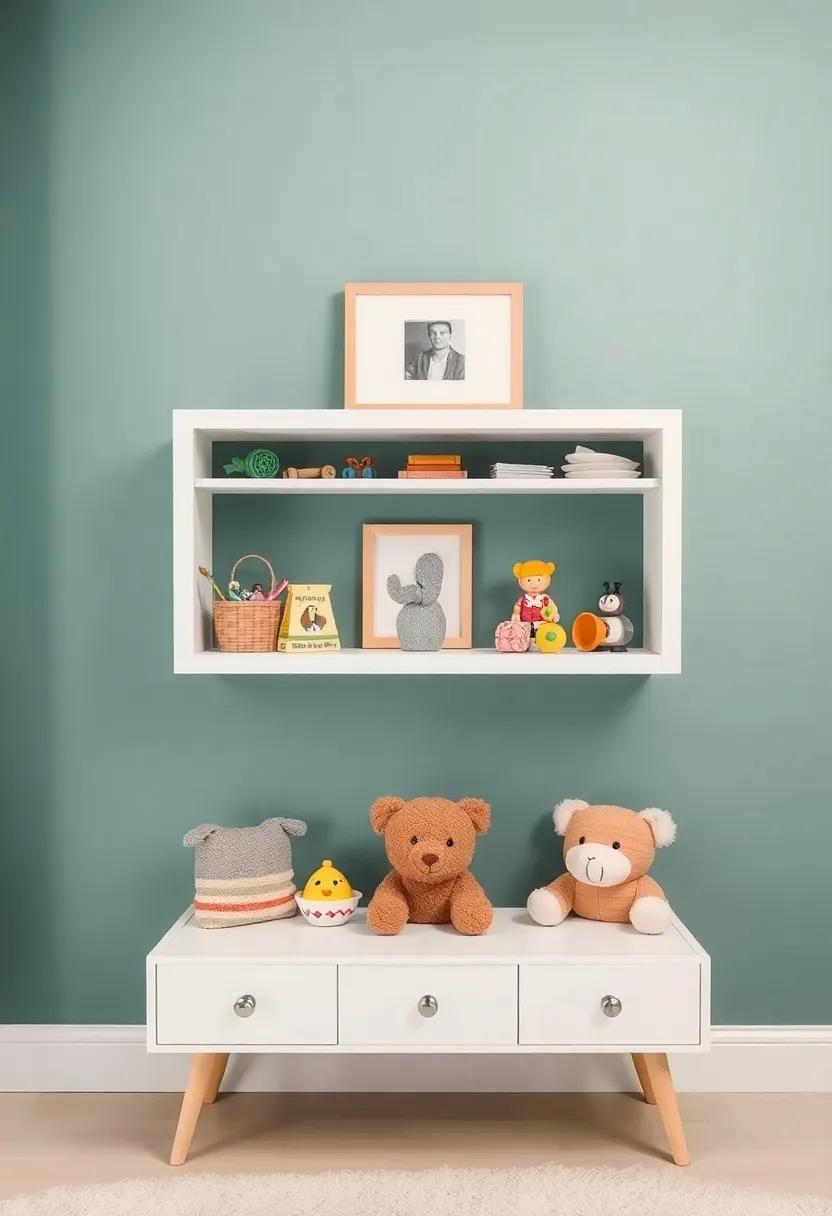The Playful⁤ Shadow Box: A deep⁤ wall shelf that not only holds toys but is designed like a‌ shadow box, displaying beloved treasures and keepsakes