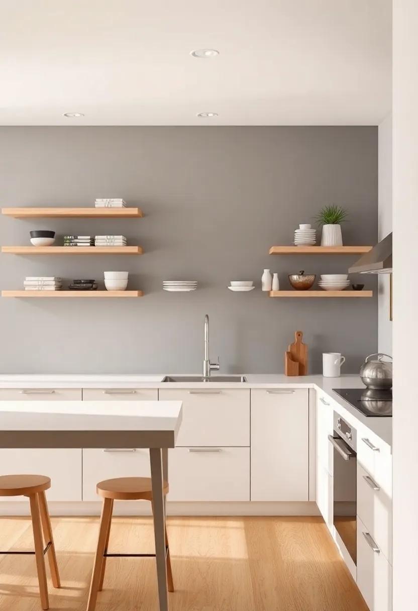 Revolutionizing Small‍ kitchen Layouts⁣ with Open Shelving