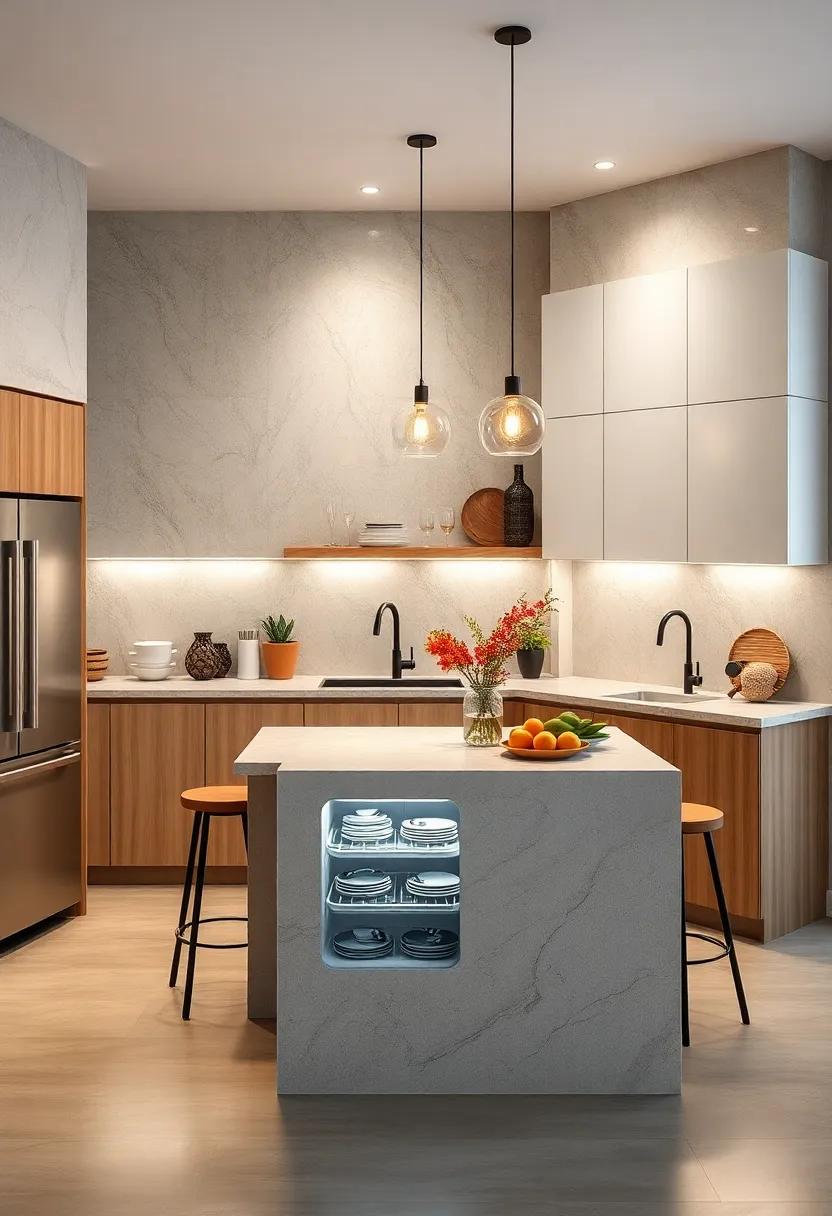 With an ​island ⁤that includes a mini fridge,‍ this kitchen caters to ‍convenience, making ⁤it easy to access‍ refreshments ⁣while cooking⁤ up a storm