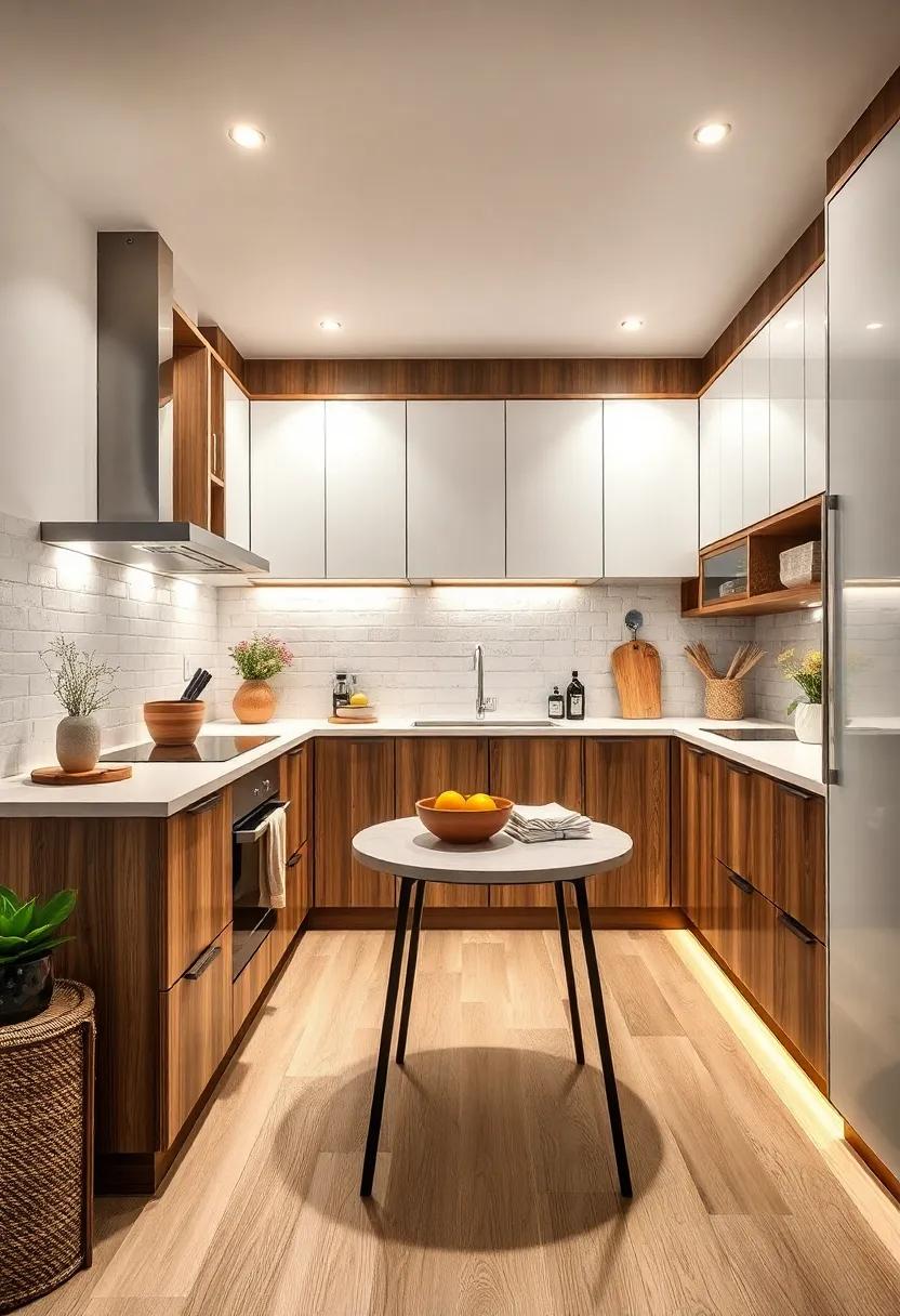Creating Zones: Strategic under-Cabinet Lighting for Dual Purposes