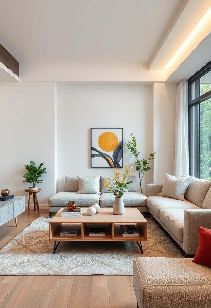 Built-in Functionality: Choose a coffee table with integrated shelves or compartments, keeping essentials close at ⁢hand‍ without cluttering⁤ your living space