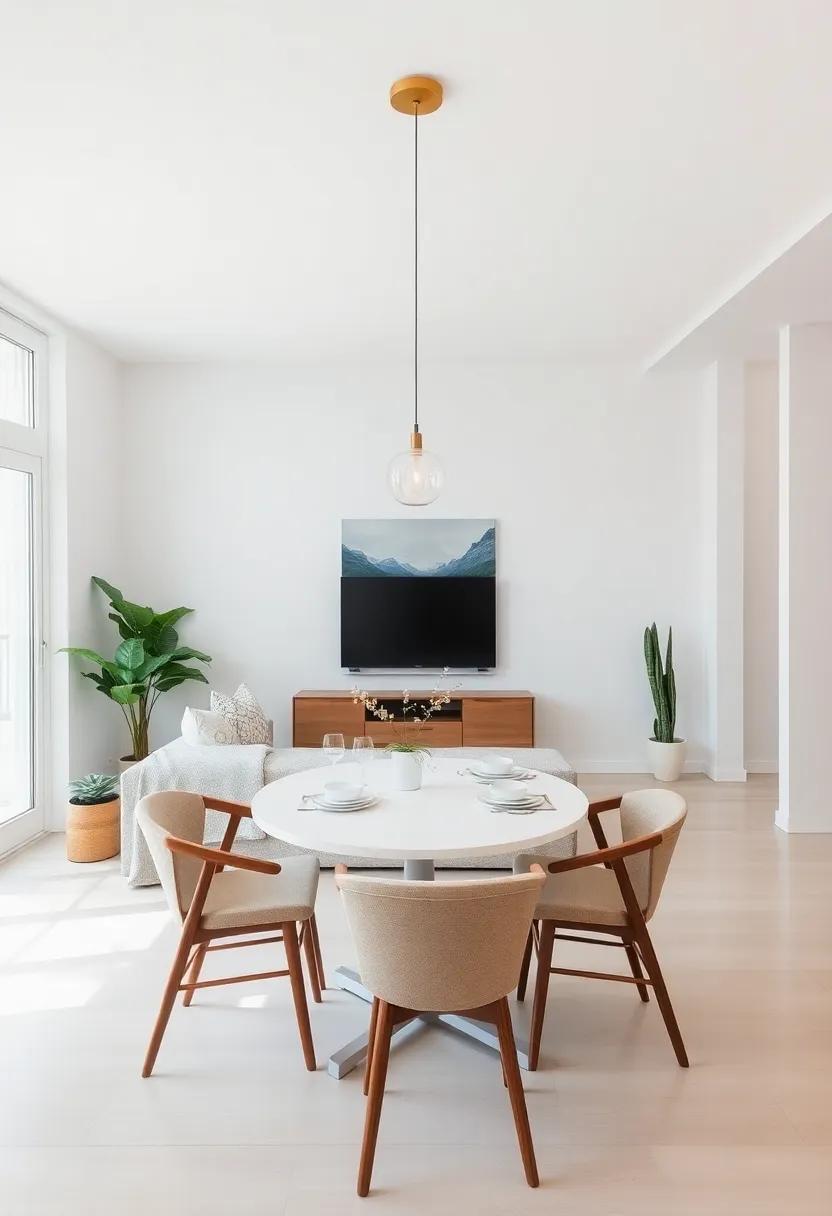 Balancing Function and Aesthetics in Petite ⁢Dining Areas