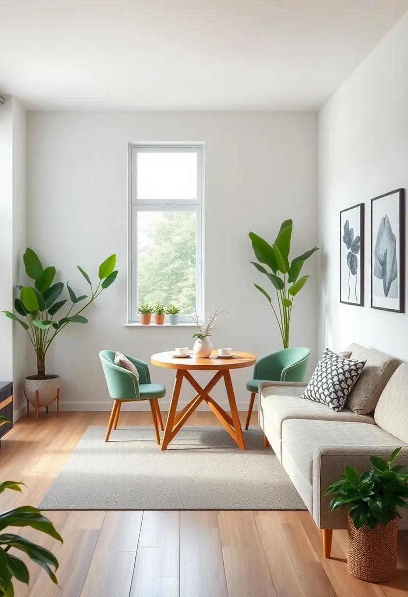 Integrating Nature: Bringing greenery into Your Small Dining Experience