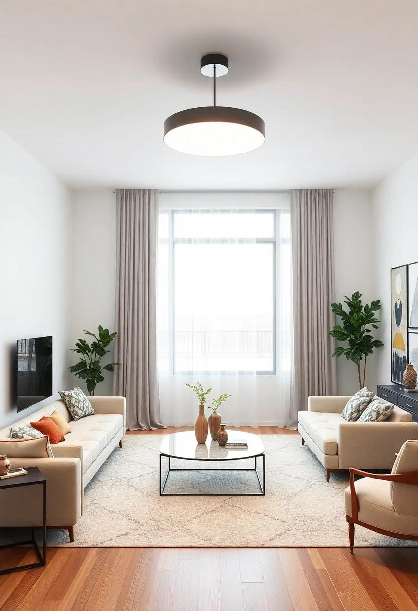 Maximizing vertical Space with Eye-Catching Ceiling Fixtures