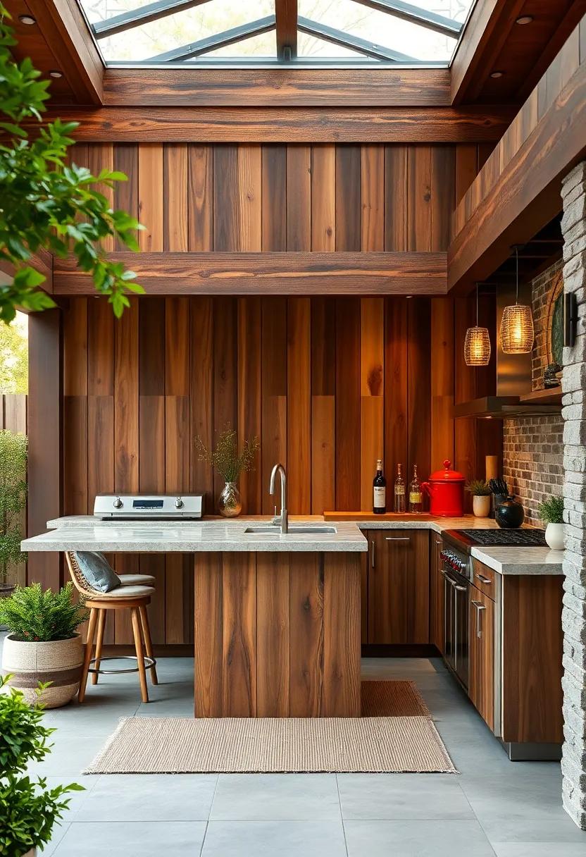Exploring Outdoor Kitchen Styles From Rustic⁣ to Contemporary