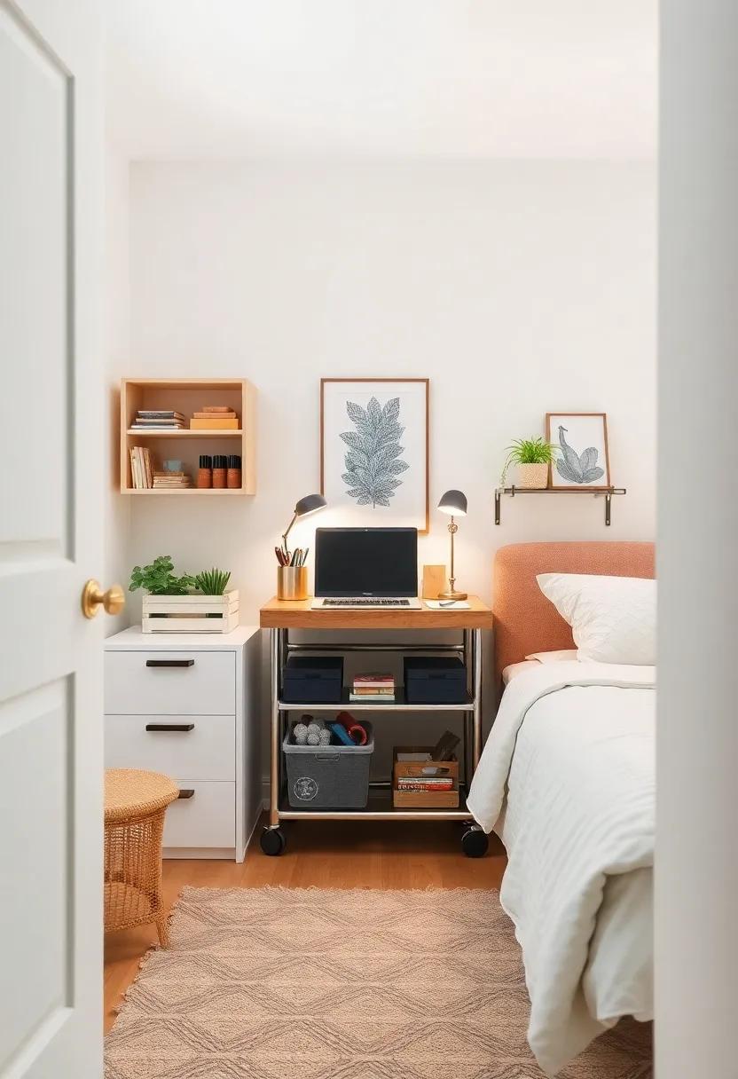 Use under-bed⁢ storage bins ⁢or ⁢rolling carts to stash supplies, making ⁢it⁣ easy‌ to declutter and ‌stay creative