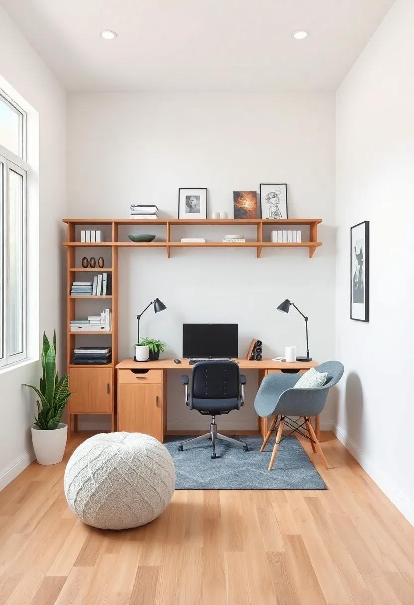 Select furniture with built-in​ storage features to maintain a clean and organized ⁤environment conducive to creativity