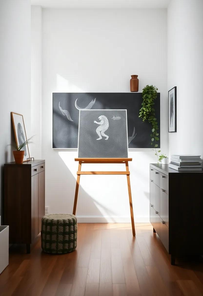 Choose ‍a foldable easel or drawing board that can be tucked away when not in use, saving floor space