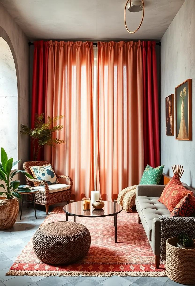 Utilize Curtains to Create Privacy While Adding Softness and Style
