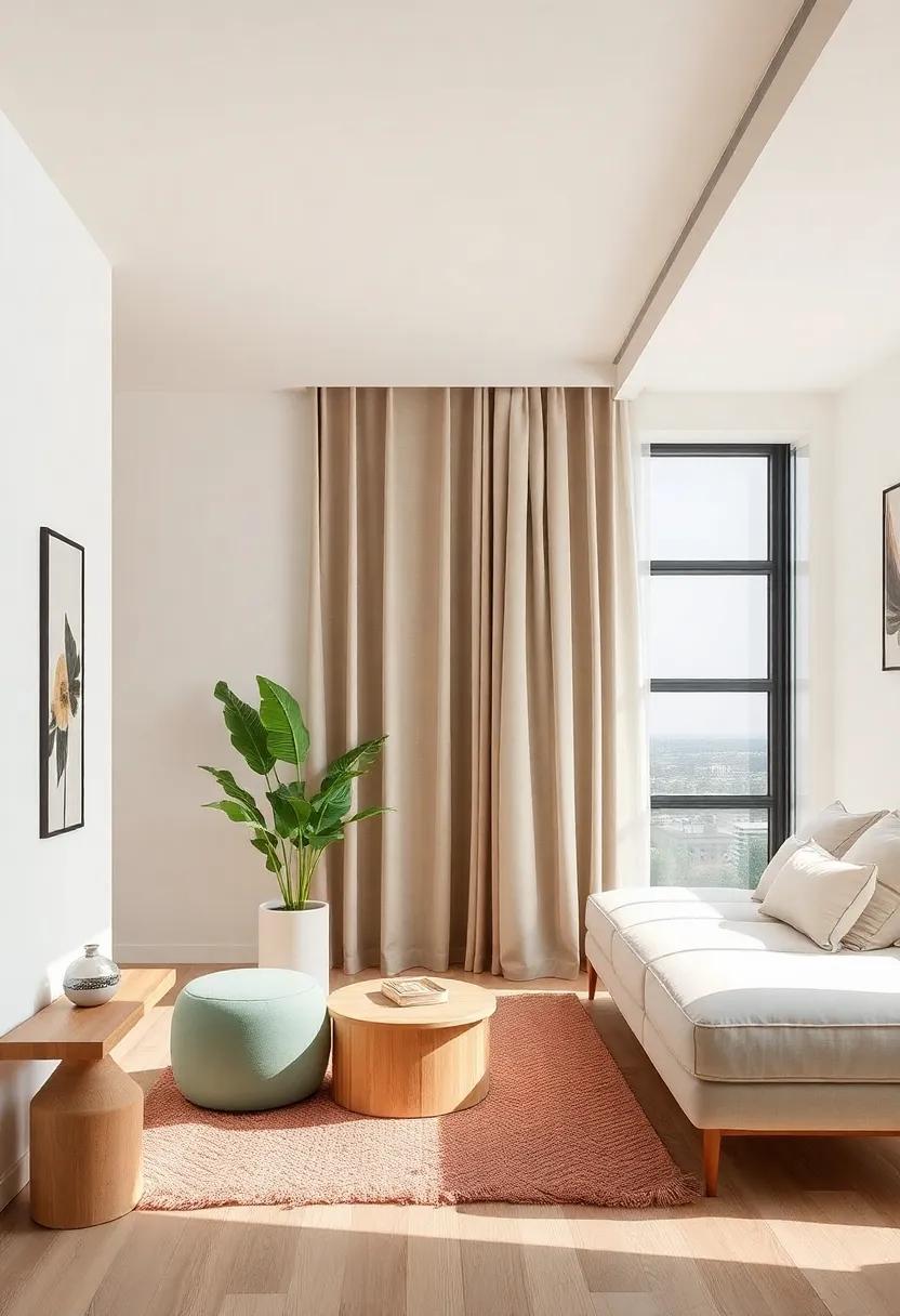 Texture and Contrast: using Fabrics to create Visual⁢ Interest in‌ a small Space