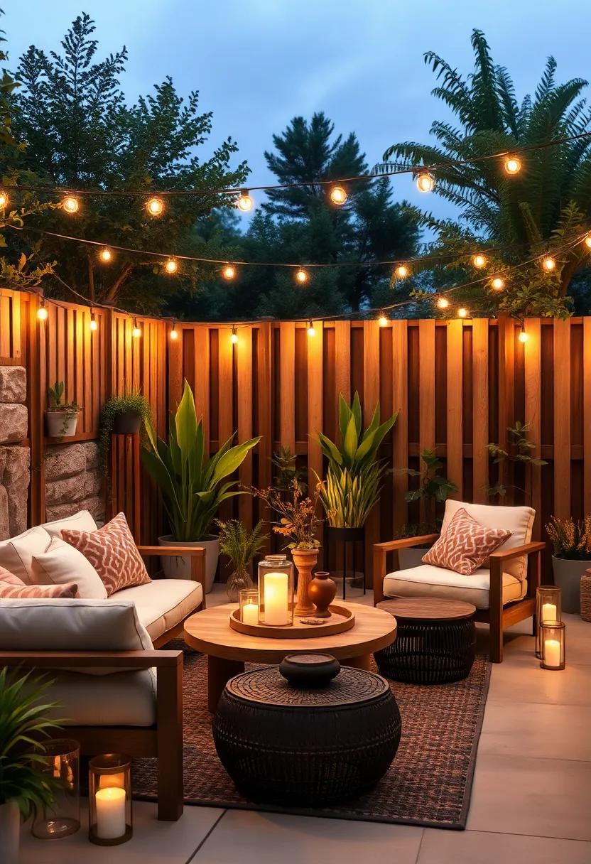 Harmonious Spaces: Blend String lights with‍ Natural Elements for a Balanced Look