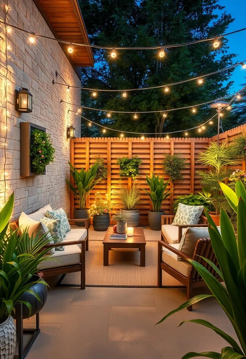 Nature's⁣ Canvas: Use string⁤ Lights to Highlight the Beauty of Your Garden Landscape