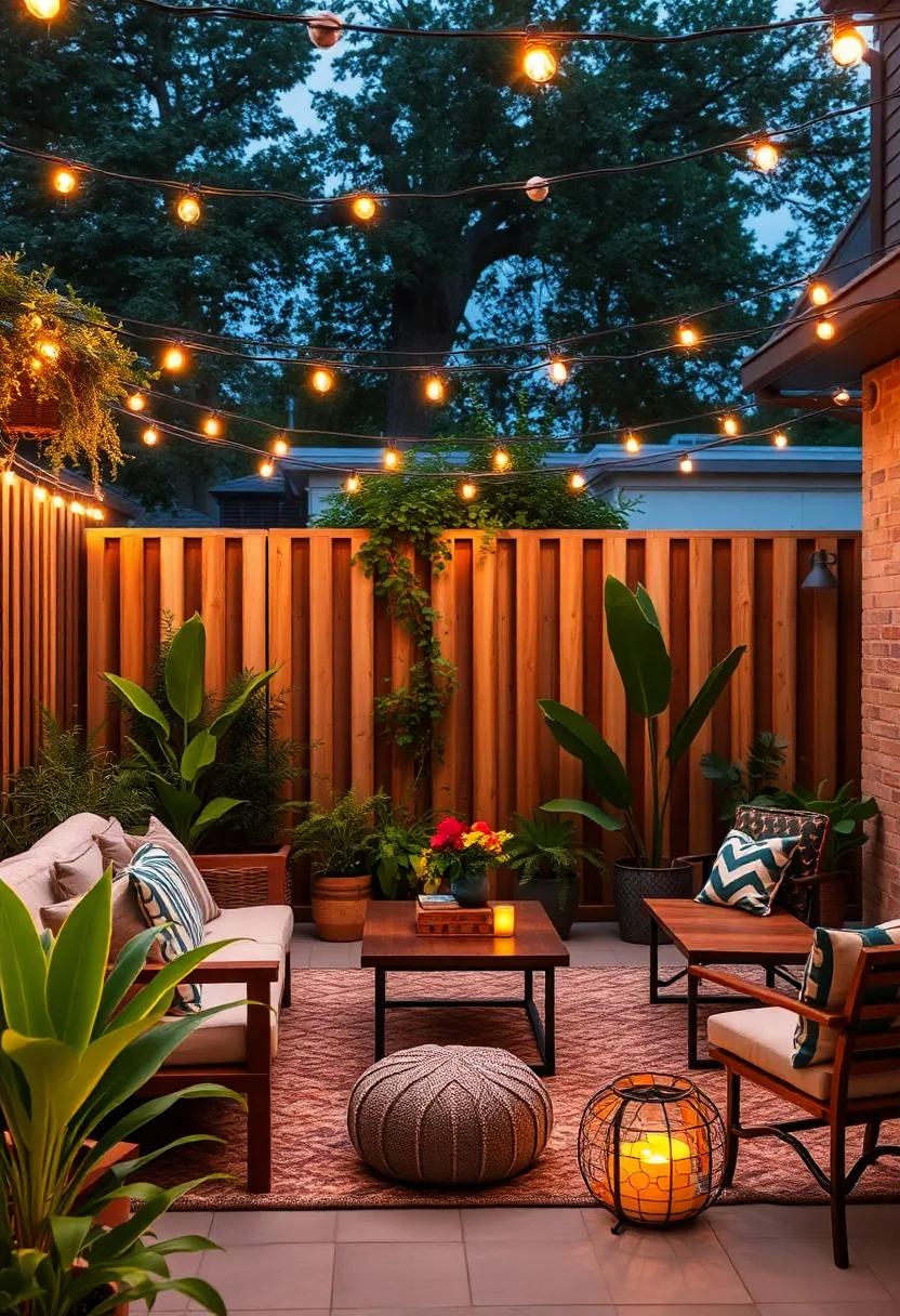 Warm ​Ambiance:​ Create Cozy Outdoor Spaces That Dazzle⁣ with ‍Twinkling ⁢String Lights