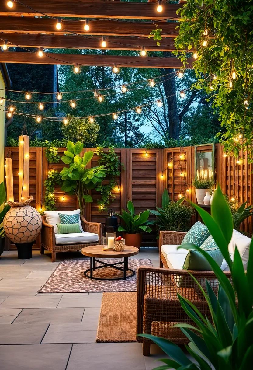 Whimsical ‍Designs: Explore Creative⁤ Patterns⁢ for String⁤ Light Arrangements in Fences