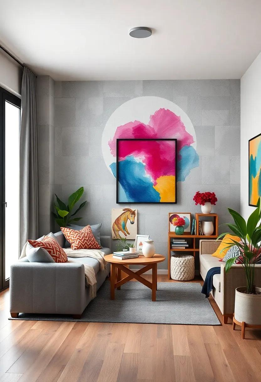 Artistic Haven: Showcase your ⁤creativity with ⁢a‍ mural, vibrant artwork, and ‍a designated ​art corner, allowing your imagination⁤ to‌ flourish​ in your ⁣own studio